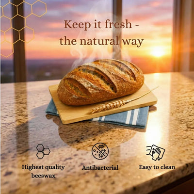 Melina 100% Cotton-Beeswax Bread Bags