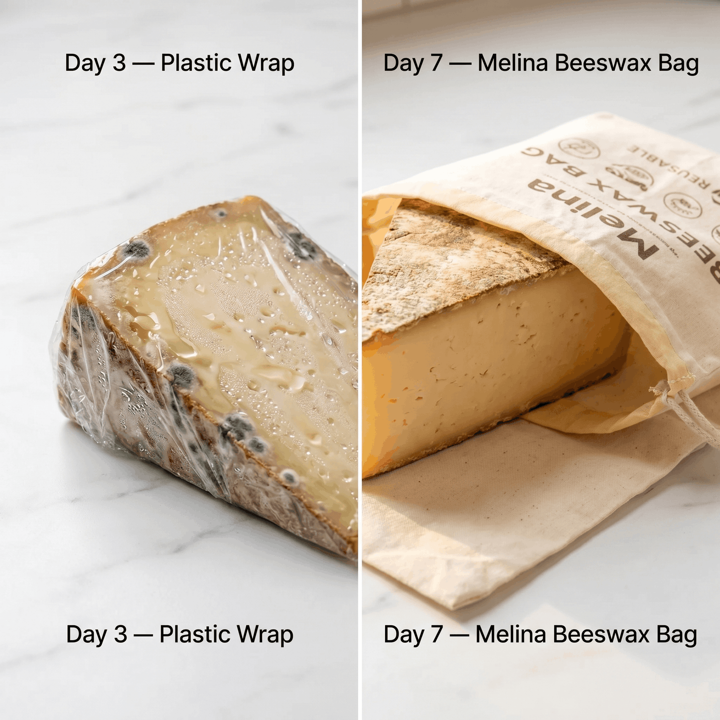 Melina 100% Cotton-Beeswax Cheese Bags