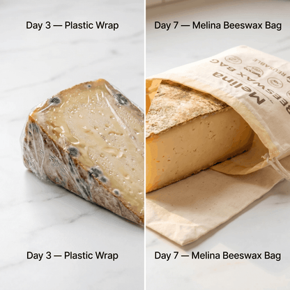 Melina 100% Cotton-Beeswax Cheese Bags