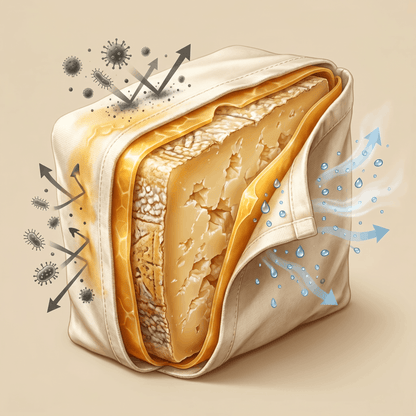 Melina 100% Cotton-Beeswax Cheese Bags