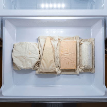 Melina 100% Cotton-Beeswax Cheese Bags