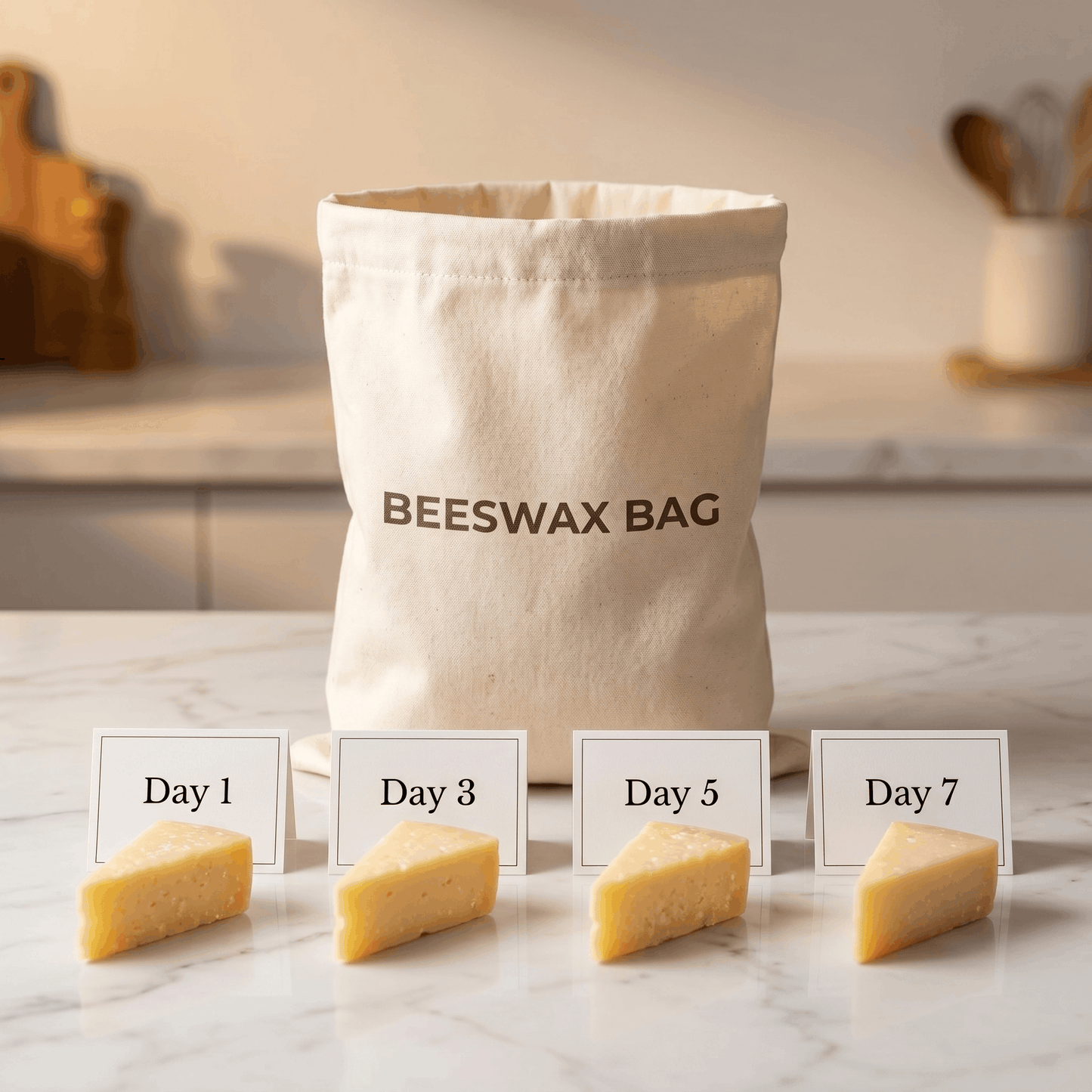 Melina 100% Cotton-Beeswax Cheese Bags